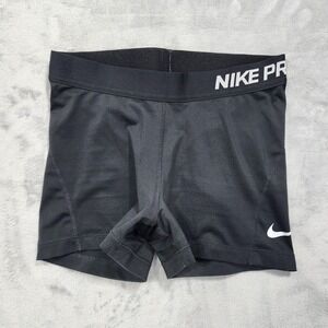 Nike Pro Dri-FIT Shorts Womens S Black 365 3" Compression Running Gym Training